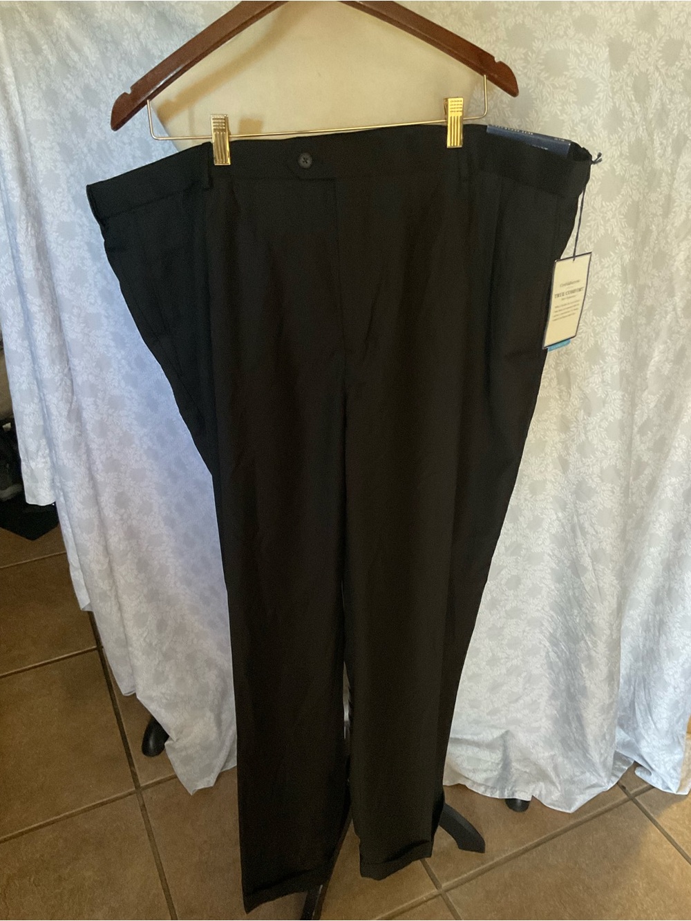 croft & barrow Black Men's Dress Pants - Straight Leg